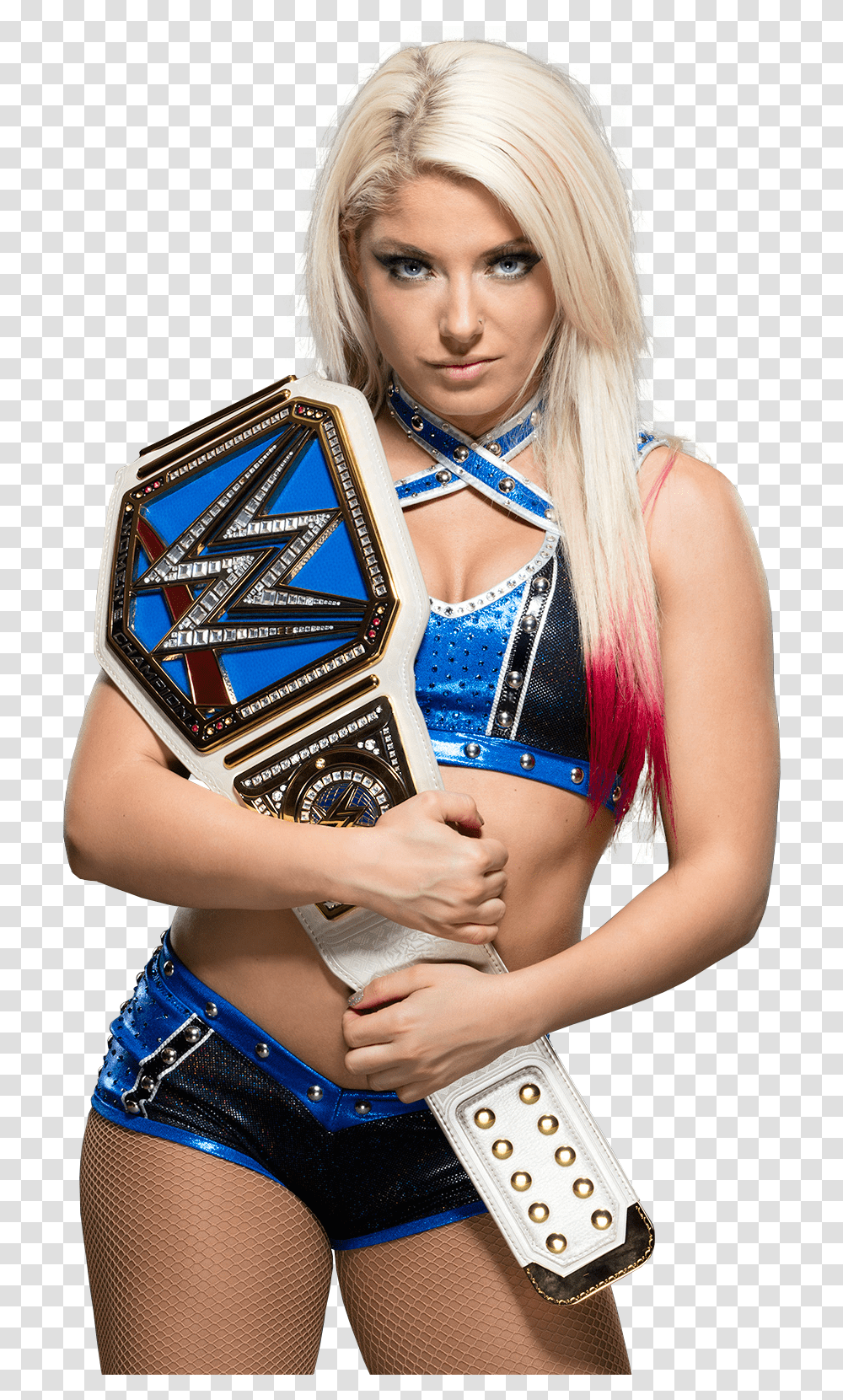 Alexa Bliss Smackdown Women's Title, Costume, Person, Necklace, Accessories Transparent Png
