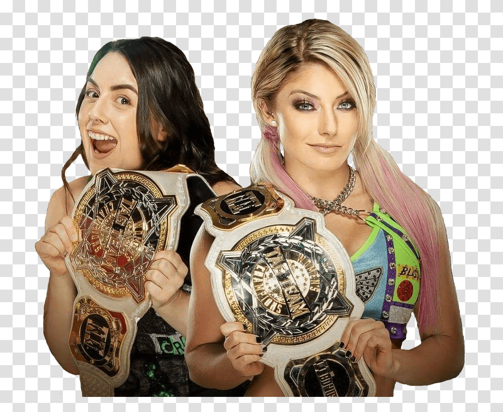 Alexa Bliss Women's Tag Team Champion, Person, Skin, Costume, Face Transparent Png