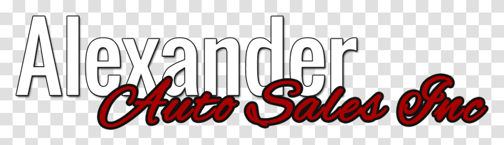 Alexander Auto Sales Inc, Label, Word, Alphabet Transparent Png