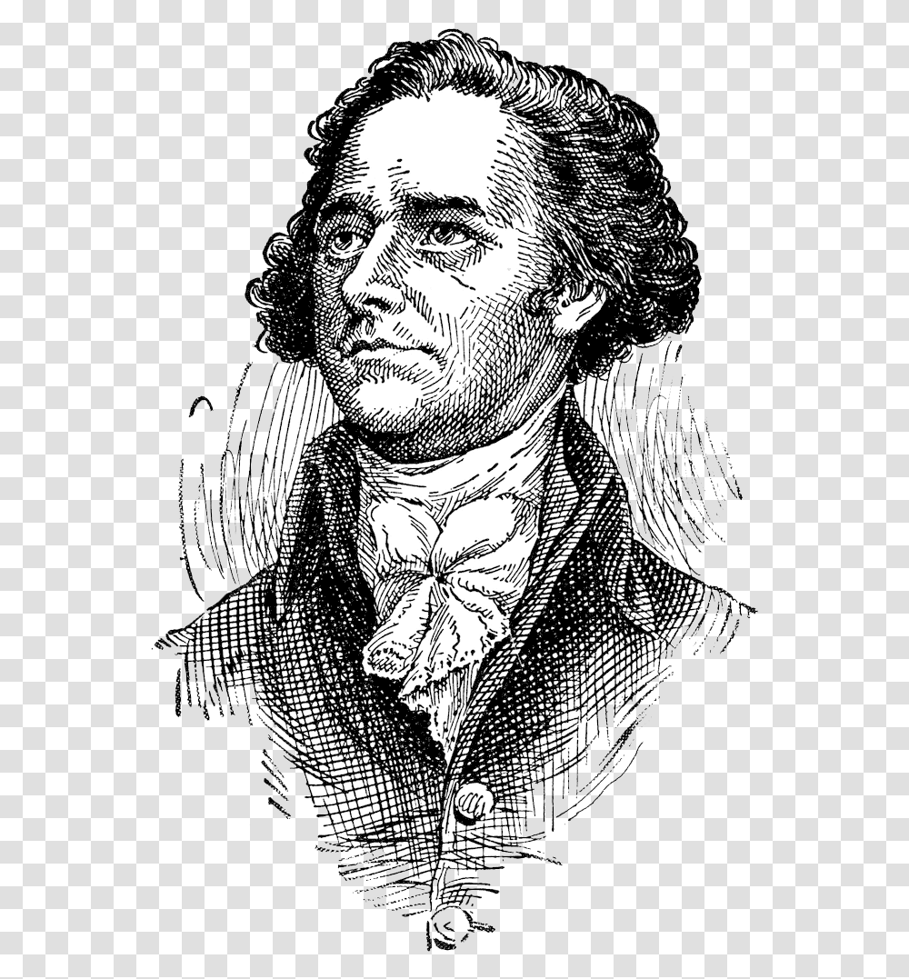 Alexander Hamilton Alexander Hamilton Clip Art, Face, Person, Human, Drawing Transparent Png