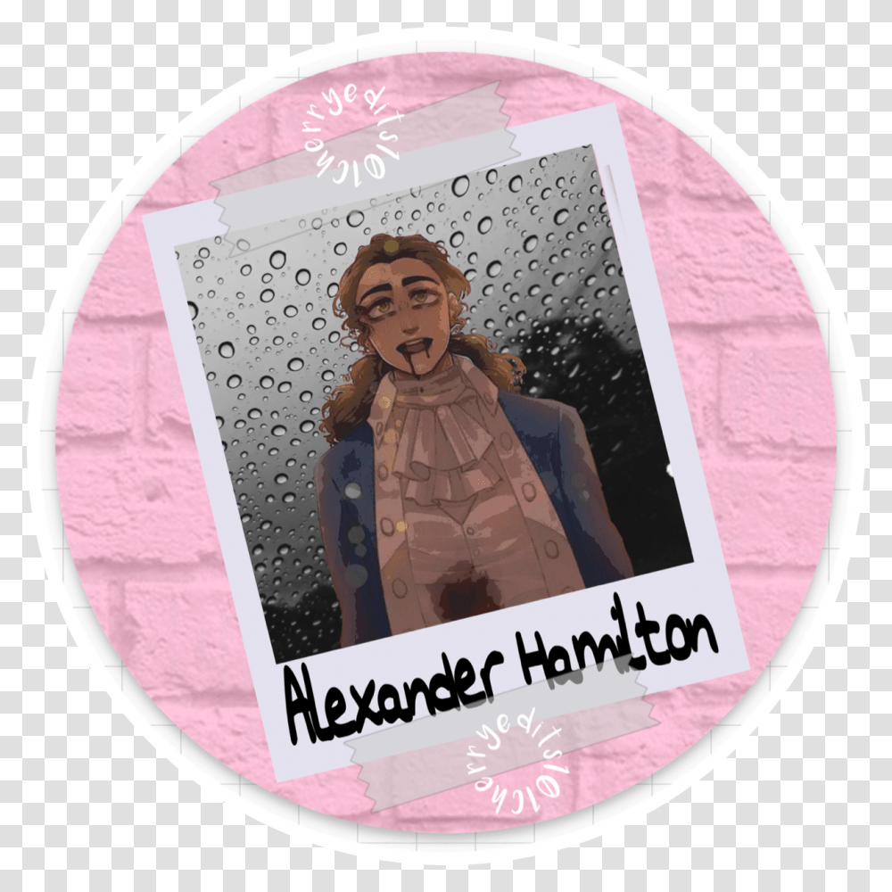 Alexander Hamilton Icon Freetoedit Circle, Word, Label, Person Transparent Png