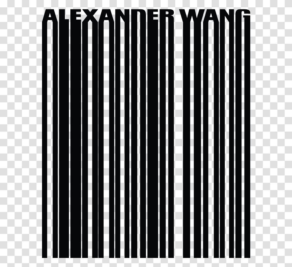 Alexander Wang Barcode Alexander Wang Logo, Gray, Door, Gate Transparent Png