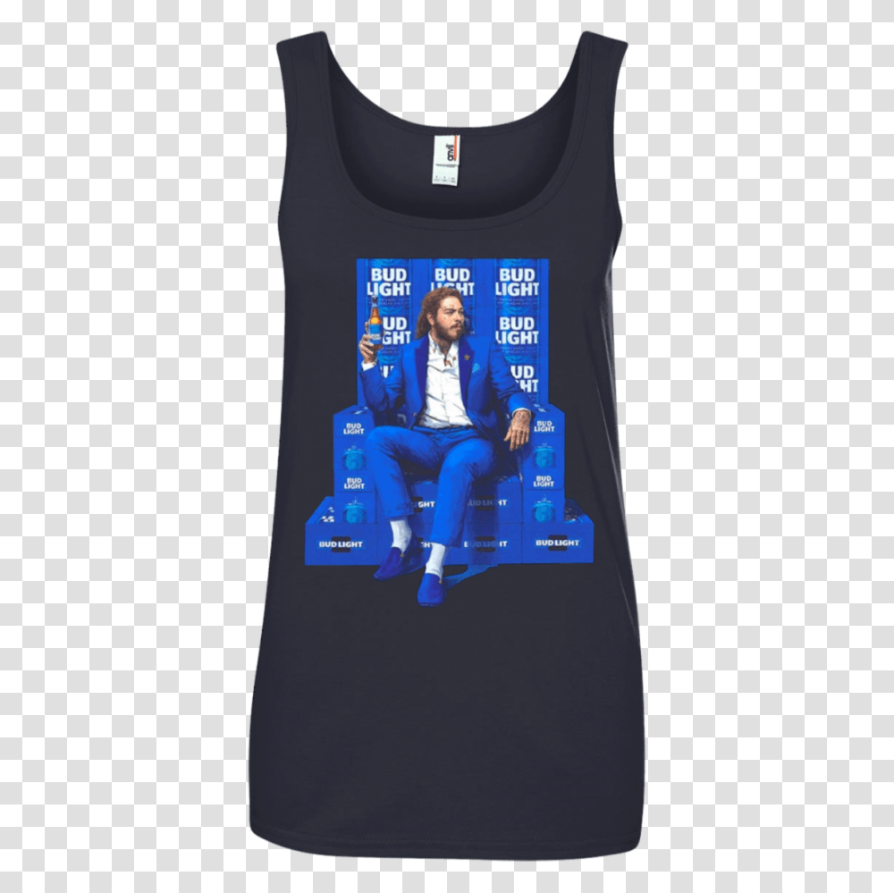 Alf Post Malone Bud Light T Shirt Hoodie Sweater Gullveig Shop, Apparel, Pants, Person Transparent Png