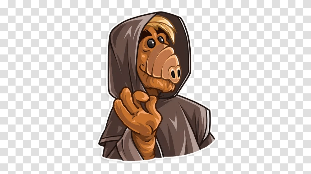 Alf Whatsapp Stickers Stickers Cloud Alf Stickers, Wildlife, Animal, Mammal, Face Transparent Png