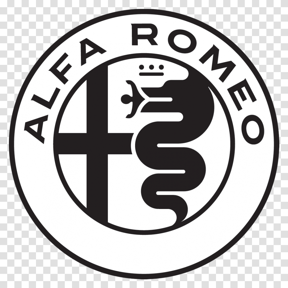 Alfa Romeo Logo Hd Meaning Alfa Romeo Logo, Symbol, Trademark, Text, Sign Transparent Png