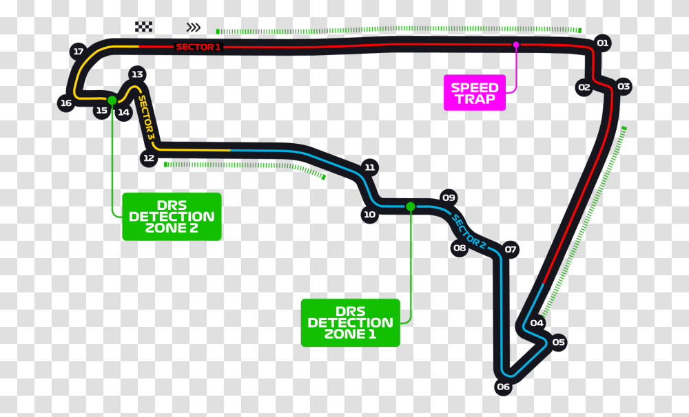 Alfa Romeo Mexico F1 Circuit Map, Plot, Diagram, Building Transparent Png