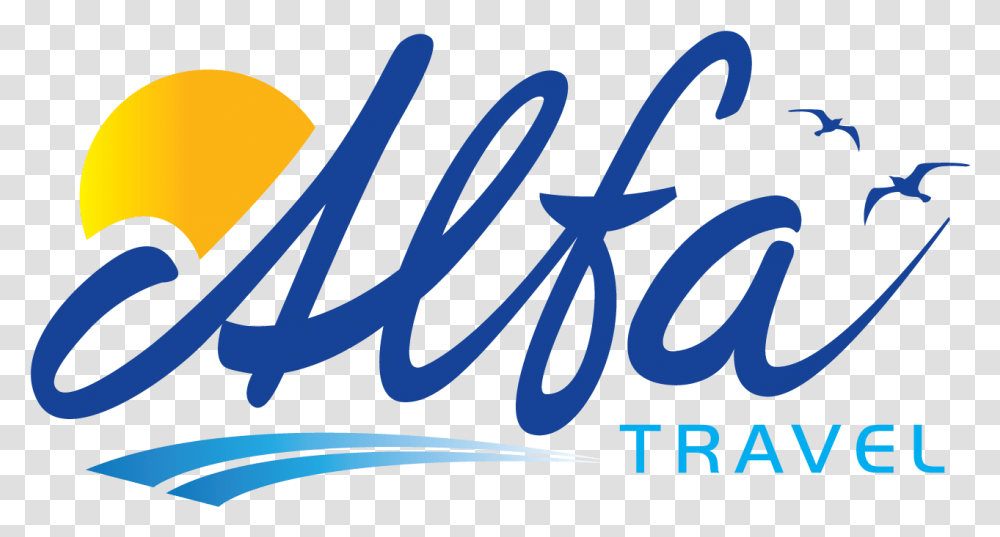 Alfa Travel Coach Holidays Alfa Travel Logo, Text, Alphabet, Handwriting, Word Transparent Png