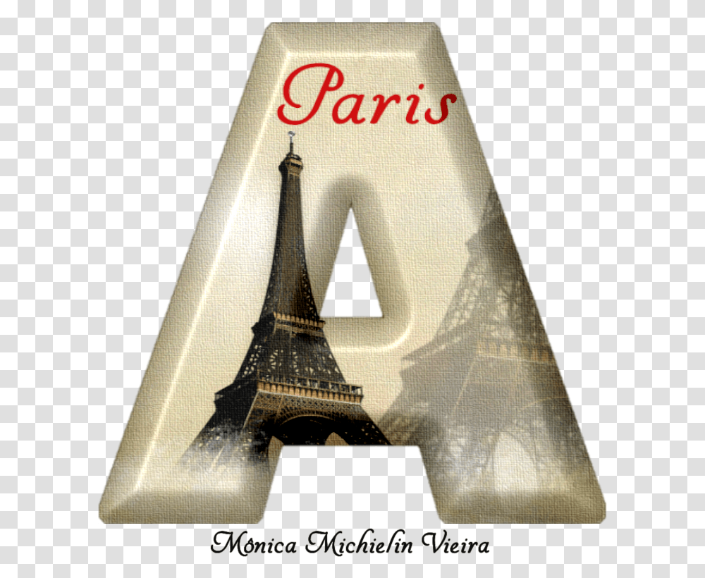 Alfabeto Com Torre Eiffel, Metropolis, Building, Alphabet Transparent Png
