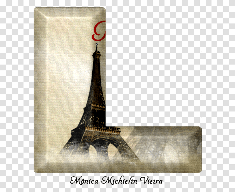 Alfabeto Com Torre Eiffel, Tower, Architecture, Building, Spire Transparent Png