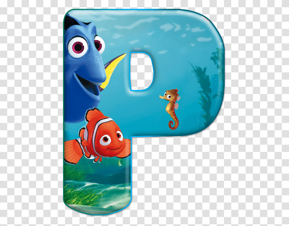 Alfabeto Decorativo Nemo Finding Nemo Alphabet Letters, Fish, Animal, Goldfish Transparent Png