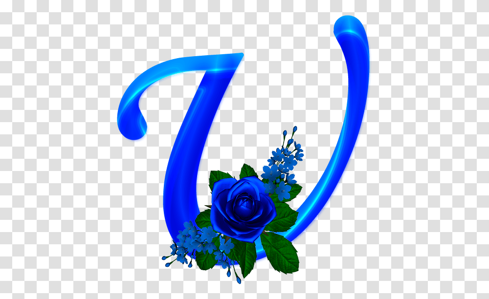 Alfabeto Decorativo Rosas Cute Emoji Wallpaper Flower Blue Rose, Plant, Blossom, Text, Sink Faucet Transparent Png