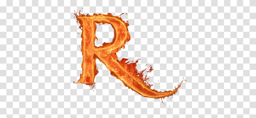 Alfabeto Hecho Con Fuego Letter R Fire, Bonfire, Flame, Text, Alphabet Transparent Png