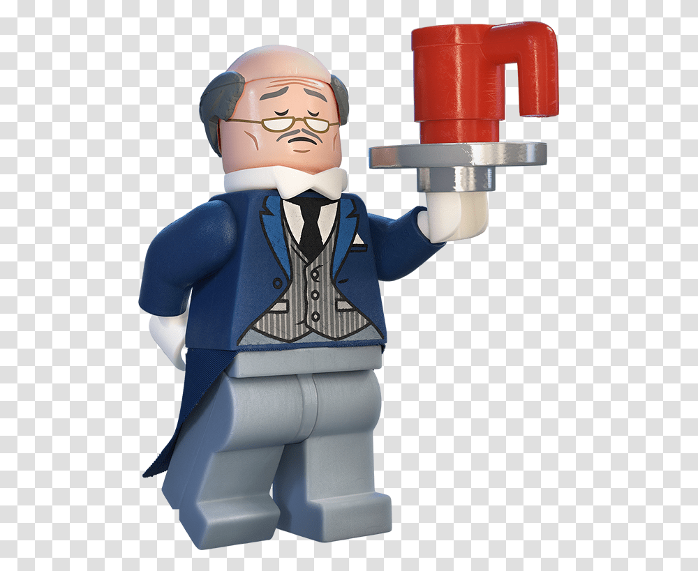 Alfred Pennyworth Alfred Lego Batman, Toy, Figurine, Person, Human Transparent Png