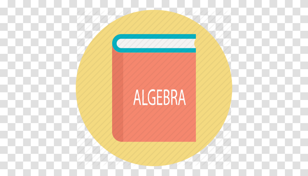 Algebra Algebra Book Book Math Mathematical Study Icon, Label, Tape, Sticker Transparent Png