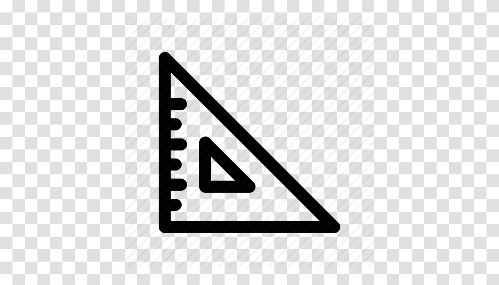 Algebra Geometry Math Ruler Triangle Icon Transparent Png