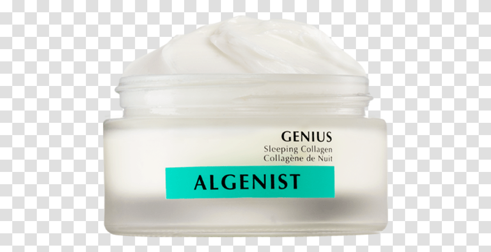 Algenist Genius Sleeping Collagen, Cream, Dessert, Food, Creme Transparent Png