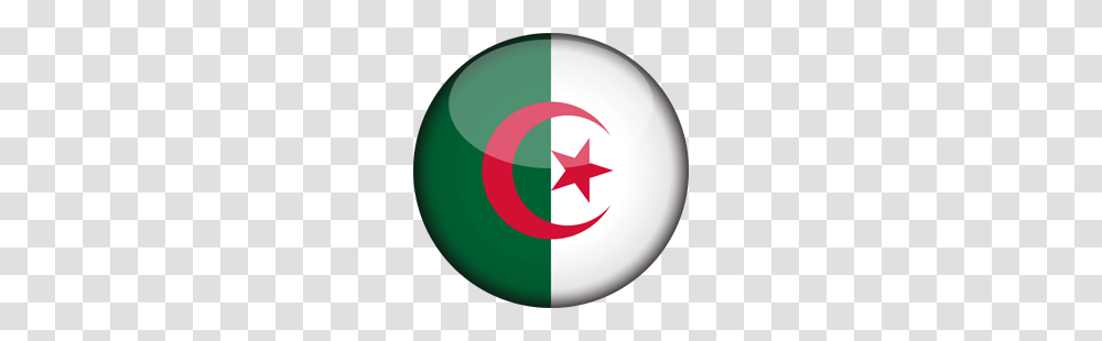 Algeria Flag Clipart, Star Symbol, Balloon, Logo Transparent Png