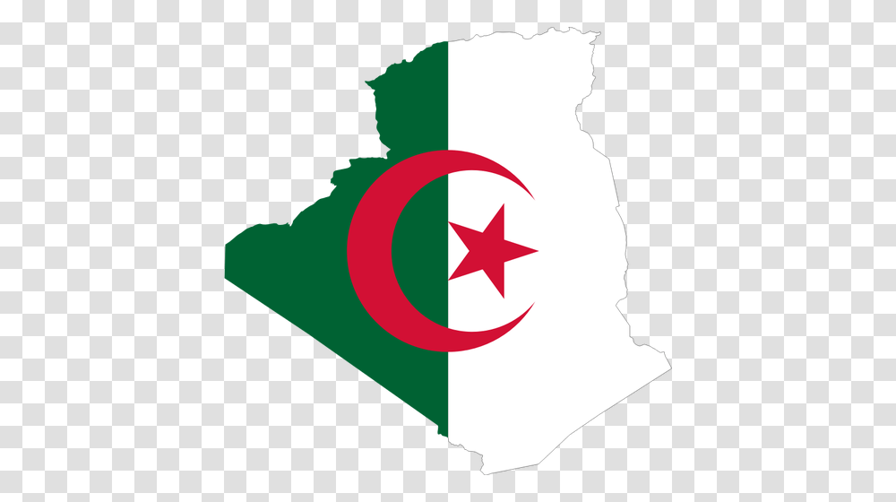 Algeria Flag Map, Star Symbol, Recycling Symbol, Logo Transparent Png