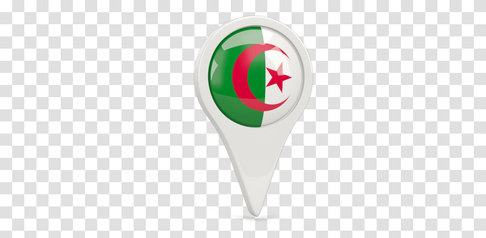 Algeria Flag Pin, Plectrum, Light, Racket Transparent Png