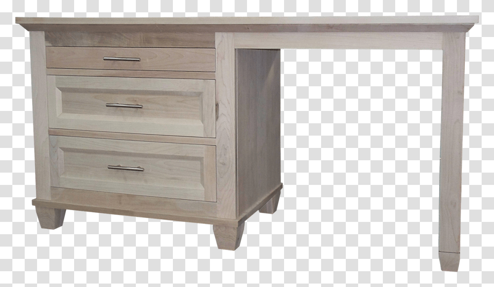 Algonquin Student Desk In Unfinished Brown Maple Drawer, Furniture, Table, Cabinet, Mailbox Transparent Png