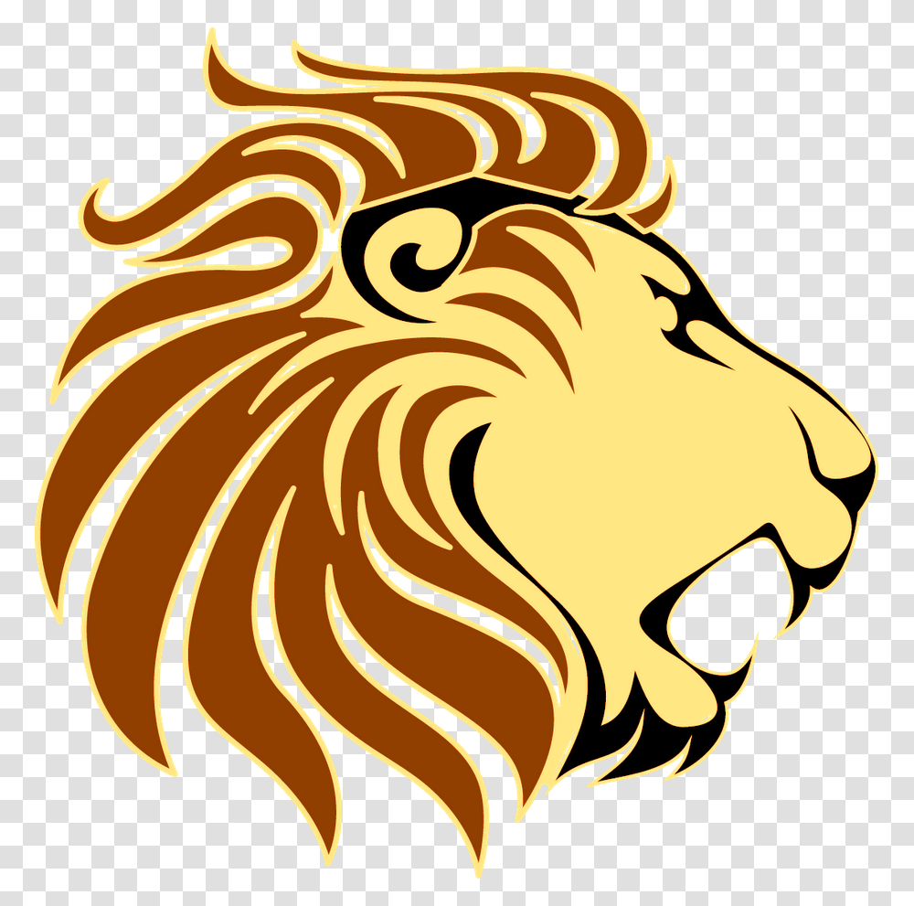 Alhambra High School Lions, Logo, Trademark, Animal Transparent Png