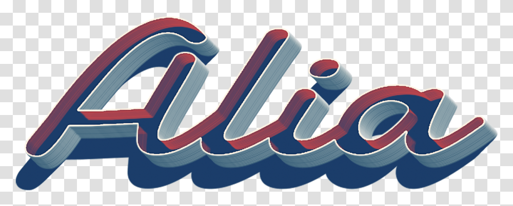 Alia Heart Name Graphic Design, Toothpaste, Alphabet Transparent Png