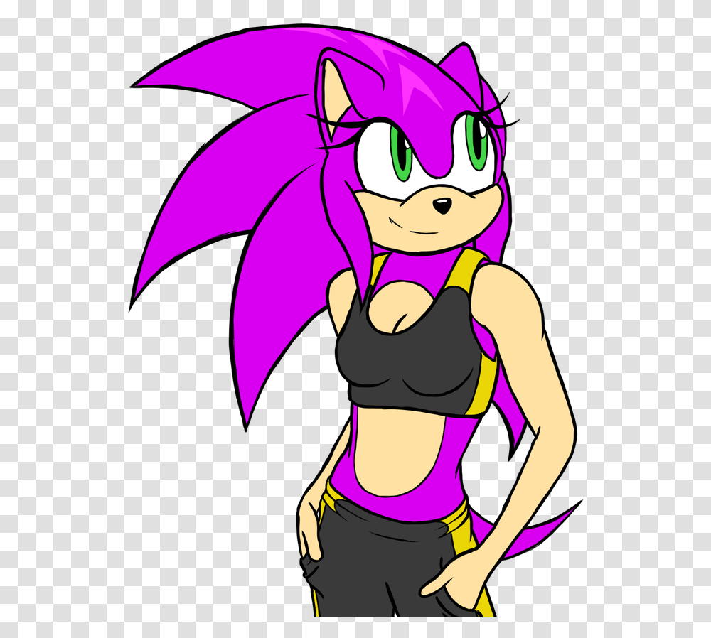 Alia The Hedgehog Unnamed 1 By Wolftree47 Dd08aij Pre Cartoon, Purple, Person Transparent Png