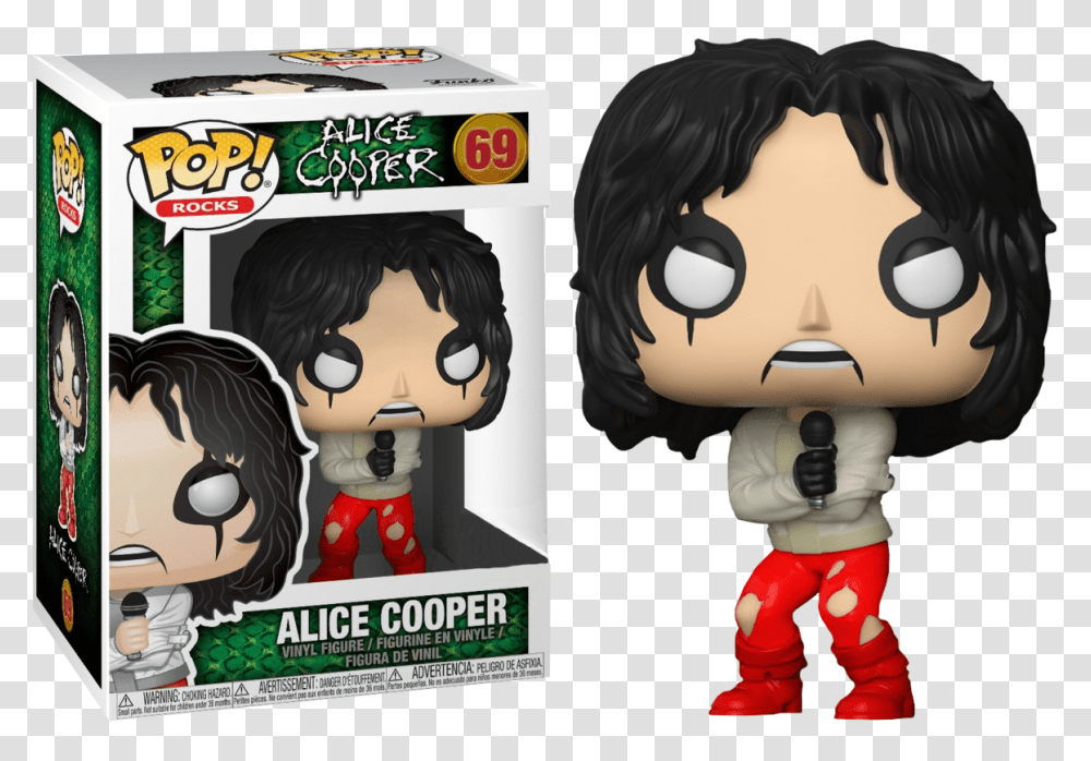 Alice Cooper Hot Topic Funko, Doll, Toy, Plant, Book Transparent Png