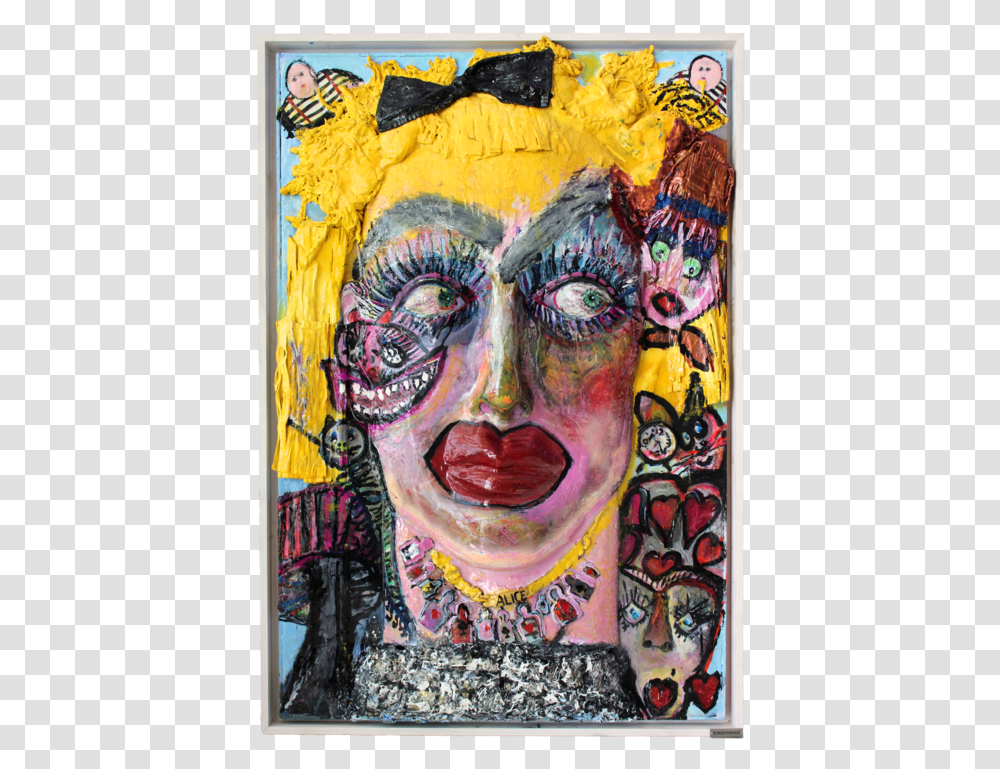 Alice In Transland Humberto Poidomani Modern Art, Painting, Bird, Animal, Mural Transparent Png