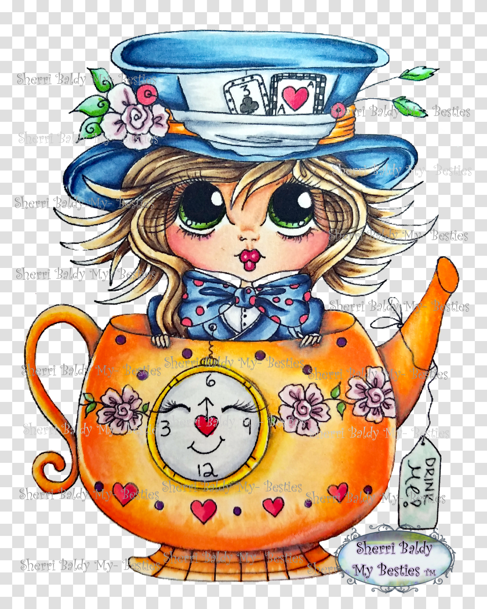 Alice In Wonderland Mad Hatter Transparent Png