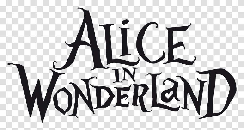 Alice In Wonderland Movie Font, Alphabet, Handwriting, Calligraphy Transparent Png