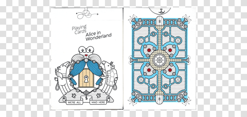 Alice In Wonderland Playing Cards Alice In Wonderland Playing Cards Uspcc, Doodle, Drawing Transparent Png