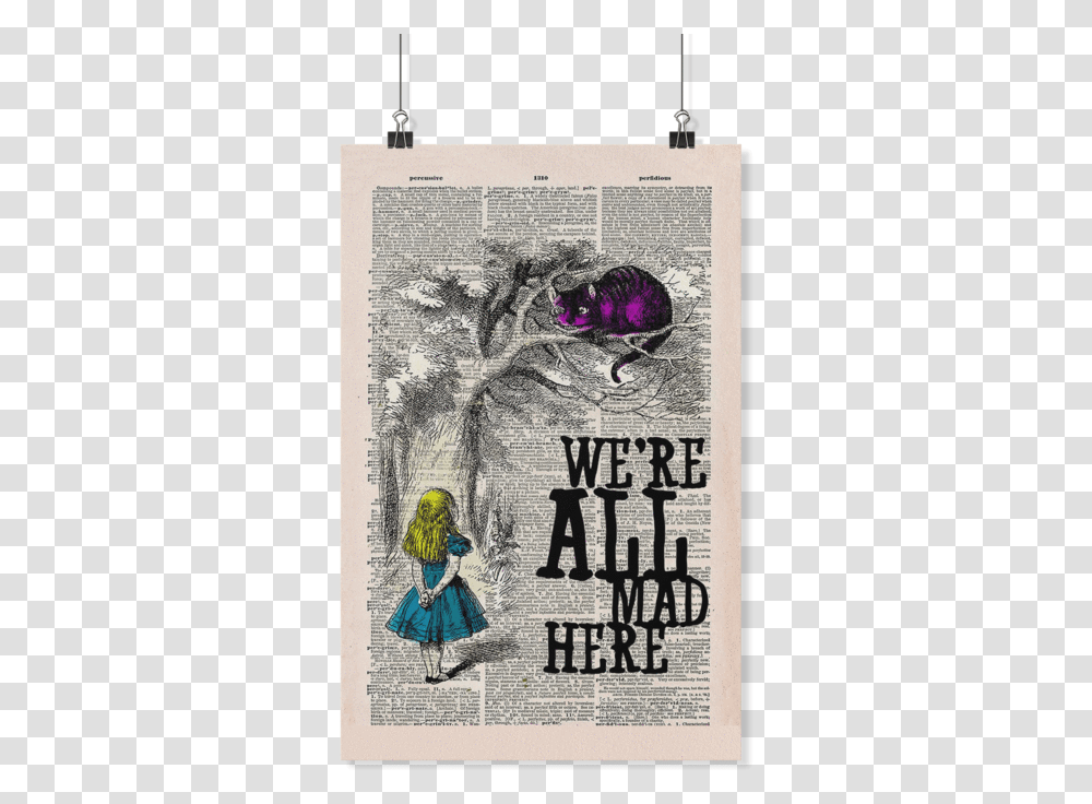 Alice In Wonderland Tea Time Art, Person, Poster, Advertisement Transparent Png