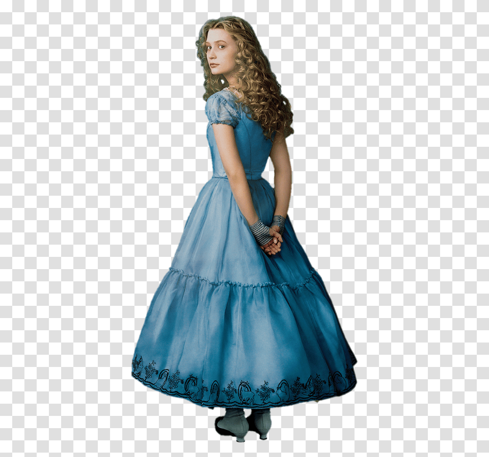 Alice In Wonderland Tim Burton Alice, Evening Dress, Robe, Gown Transparent Png