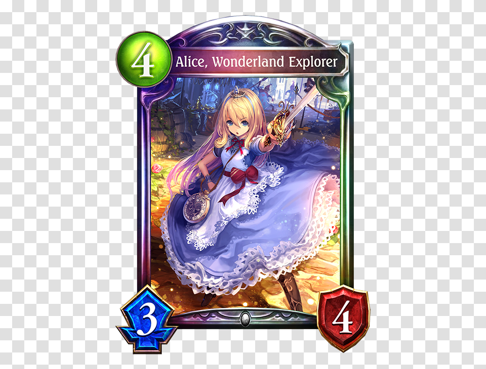 Alice Wonderland Explorer Elana Shadowverse, Manga, Comics, Book, Person Transparent Png