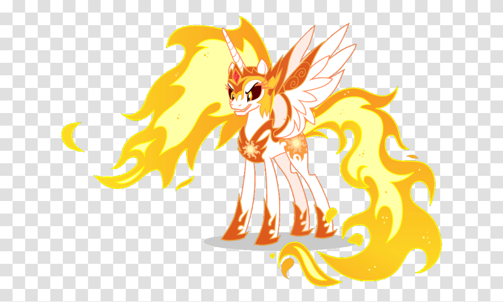 Alicorn Animated A Royal Problem Assets My Little Pony Daybreaker Gif, Dragon, Fire, Flame Transparent Png
