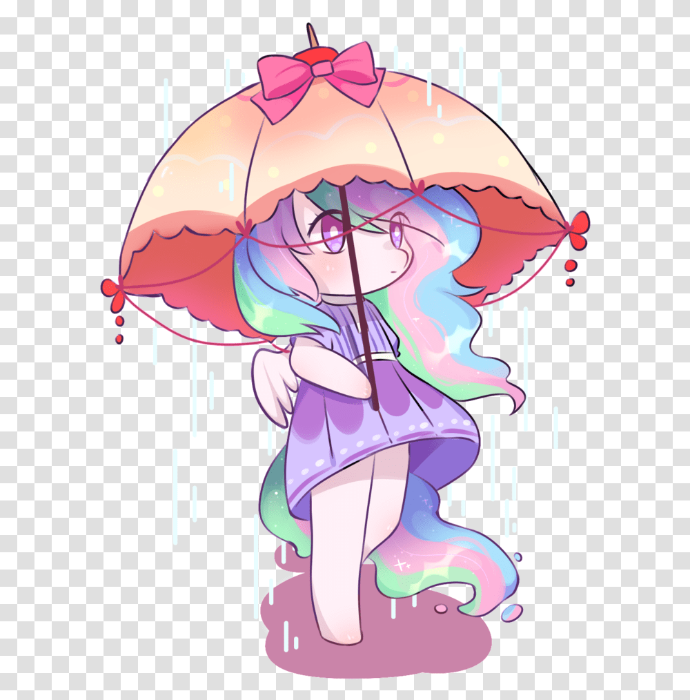 Alicorn Artist Nitrogenowo Chibi Umbrella, Helmet, Apparel Transparent Png