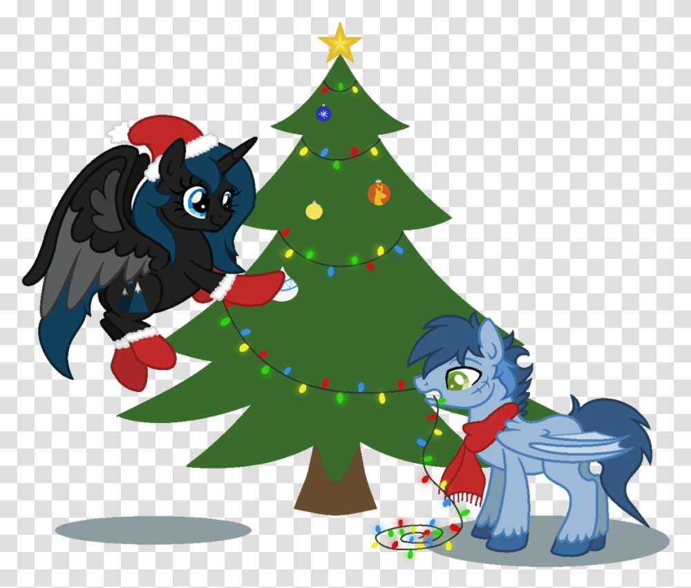 Alicorn Oc Artist Lieutenantkyohei Bat Pony Cartoon, Tree, Plant, Ornament, Christmas Tree Transparent Png
