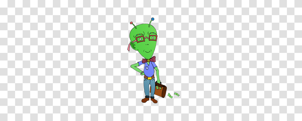 Alien Person, Toy, Bag, Accessories Transparent Png