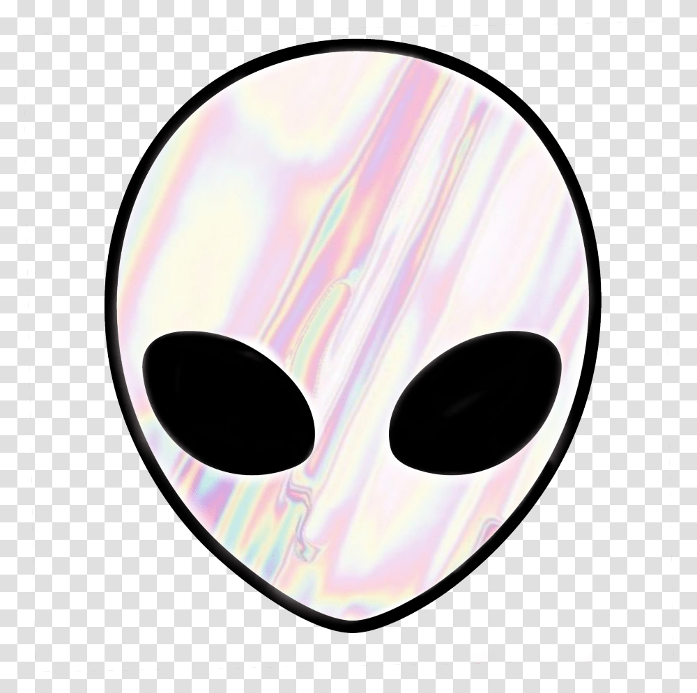 Alien Alien Sticker Holo Holographic Classic Circle, Disk, Crowd Transparent Png