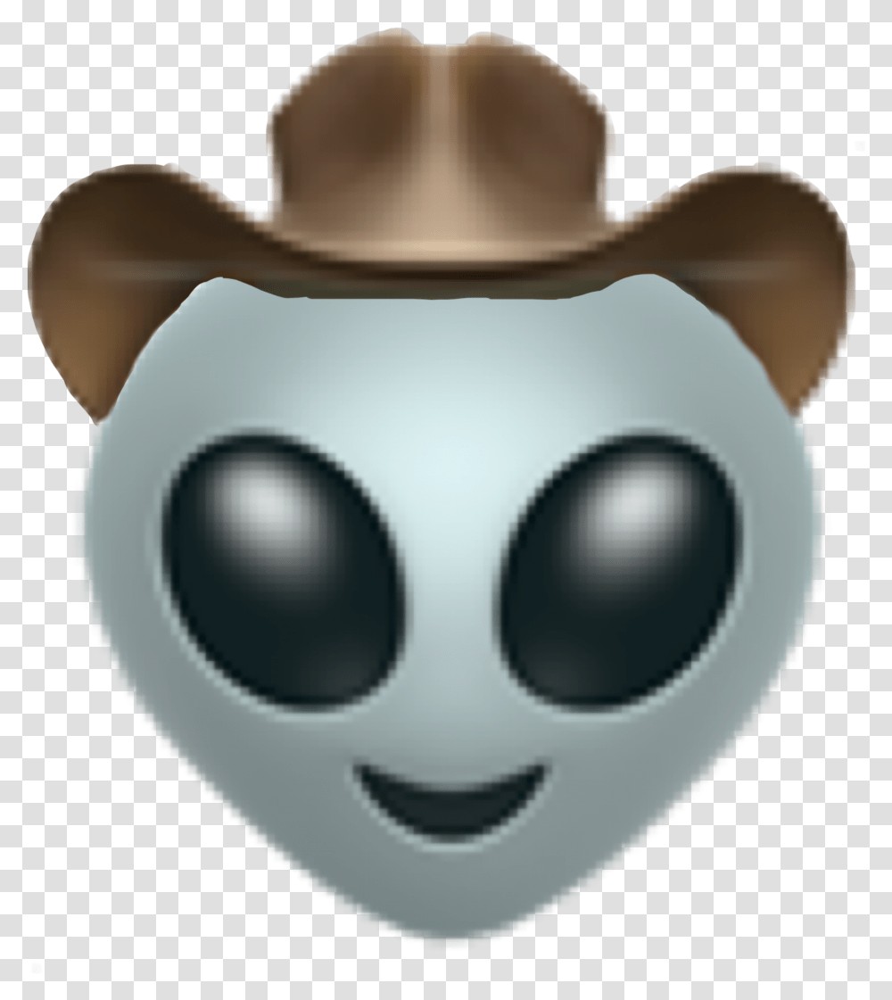 Alien Aliensticker Sticker By Space Ace Alien Cowboy Emoji, Animal, Mammal, Mask, Snowman Transparent Png