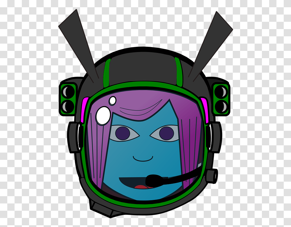 Alien Astronaut Space Free Vector Graphic On Pixabay Kepala Astronot, Water, Electronics, Headphones, Headset Transparent Png