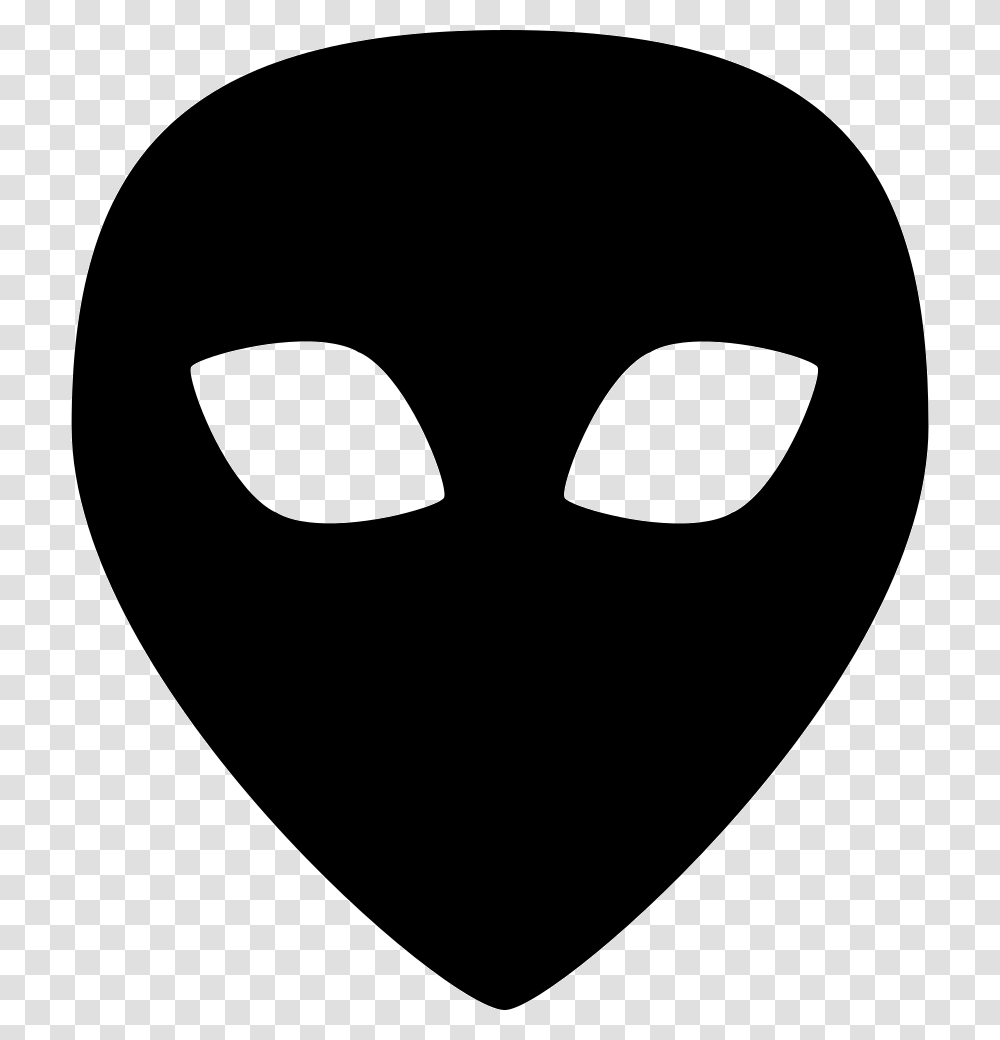 Alien Black Head Shape Icon Free Download, Mask, Lamp Transparent Png