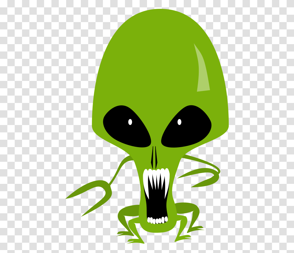 Alien Clipart Whoa Monsters Doors Boards Theme Halloween, Green, Plant, Produce, Food Transparent Png