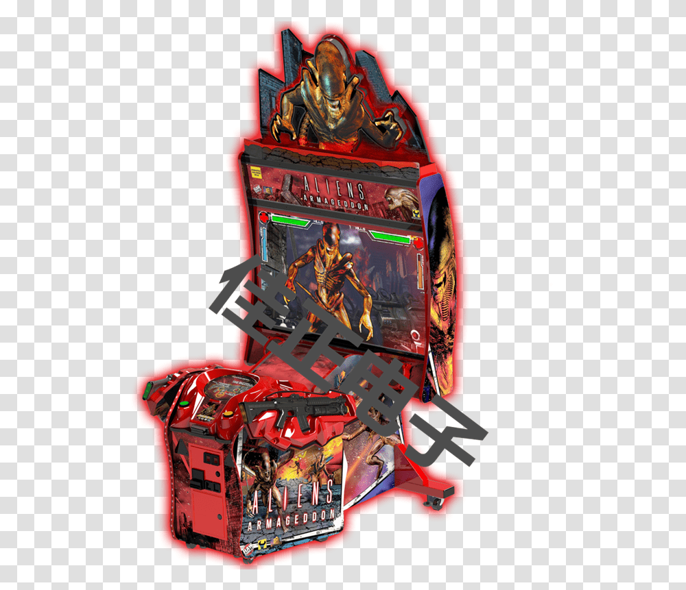 Alien Covenant Arcade Game, Arcade Game Machine, Person, Human, Toy Transparent Png