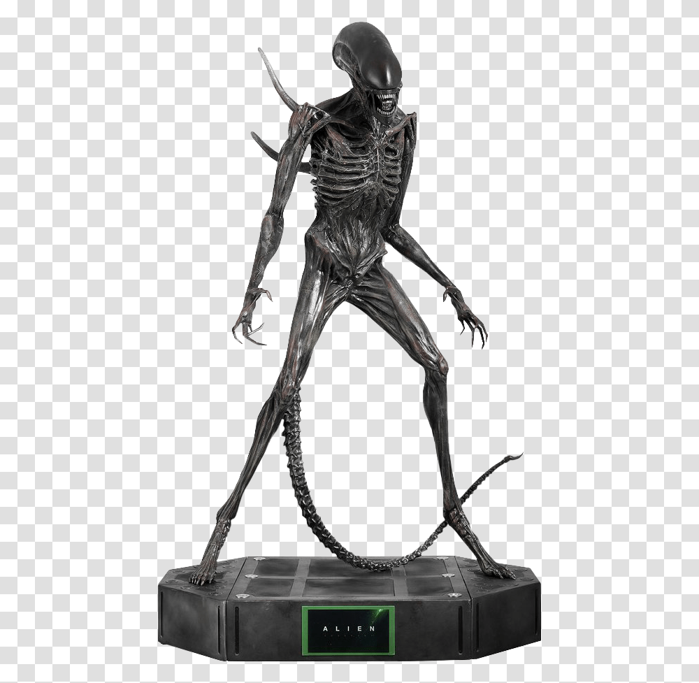 Alien Covenant Xenomorph Statue, Skeleton, Person, Human Transparent Png