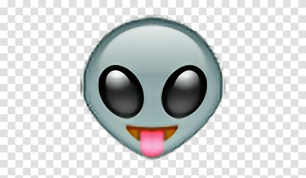 Alien Emoji Aesthetic Sticker Gray Pink Black Brown Fre Emoji, Helmet, Clothing, Apparel, Mask Transparent Png
