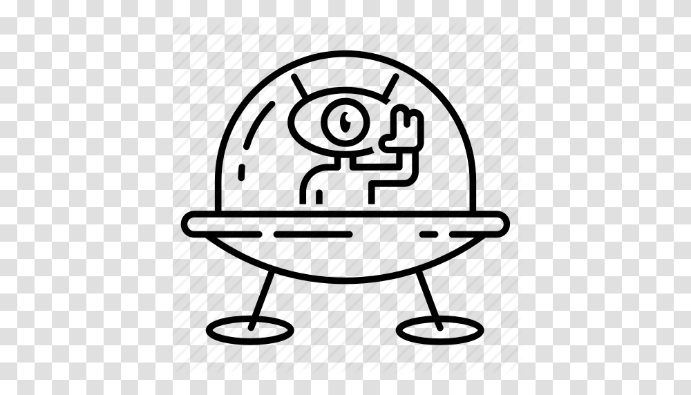 Alien Encounter Et Flying Martian Saucer Spaceship Icon, Sphere, Spiral, Helmet Transparent Png