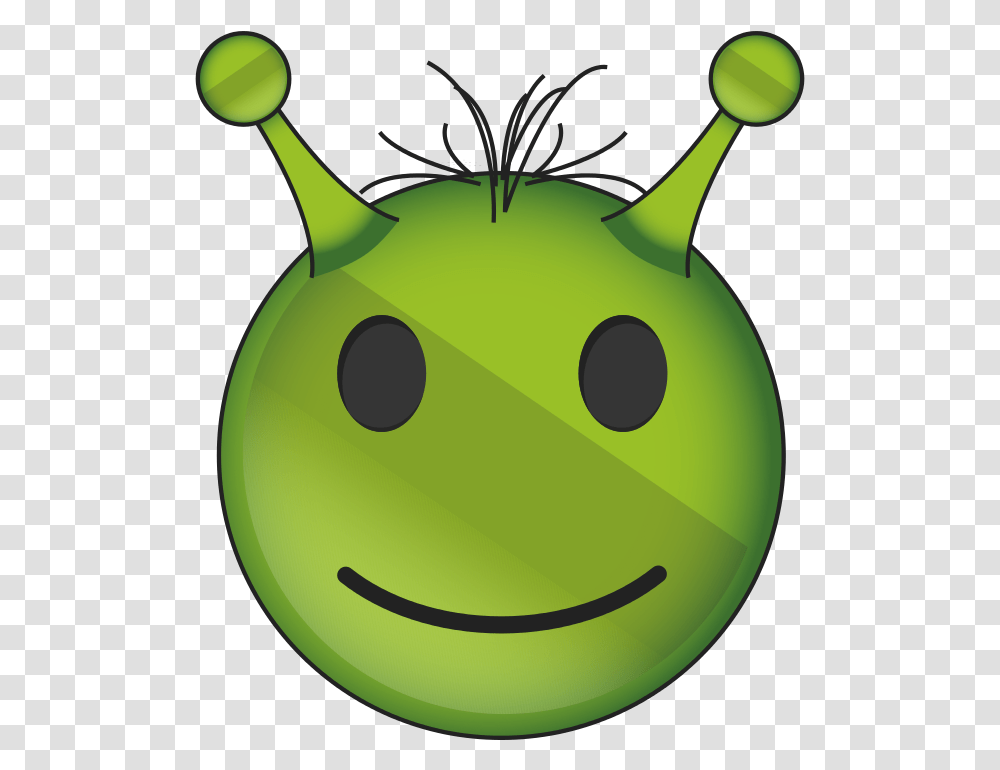 Alien Face Emoji File, Green, Plant, Food, Fruit Transparent Png