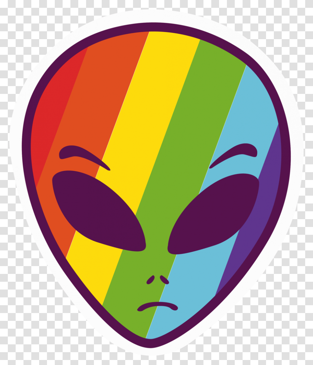 Alien Face Rainbow Alien, Rug, Light Transparent Png